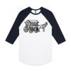 AS Colour - 3/4 Raglan Baseball Sleeve Tee Thumbnail