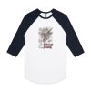 AS Colour - 3/4 Raglan Baseball Sleeve Tee Thumbnail