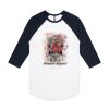 AS Colour - 3/4 Raglan Baseball Sleeve Tee Thumbnail