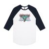 AS Colour - 3/4 Raglan Baseball Sleeve Tee Thumbnail