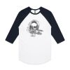 AS Colour - 3/4 Raglan Baseball Sleeve Tee Thumbnail