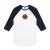 AS Colour - 3/4 Raglan Baseball Sleeve Tee Thumbnail