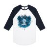 AS Colour - 3/4 Raglan Baseball Sleeve Tee Thumbnail
