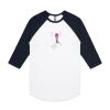 AS Colour - 3/4 Raglan Baseball Sleeve Tee Thumbnail