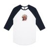 AS Colour - 3/4 Raglan Baseball Sleeve Tee Thumbnail