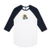 AS Colour - 3/4 Raglan Baseball Sleeve Tee Thumbnail