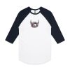 AS Colour - 3/4 Raglan Baseball Sleeve Tee Thumbnail