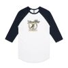 AS Colour - 3/4 Raglan Baseball Sleeve Tee Thumbnail