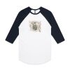 AS Colour - 3/4 Raglan Baseball Sleeve Tee Thumbnail