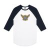 AS Colour - 3/4 Raglan Baseball Sleeve Tee Thumbnail