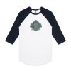 AS Colour - 3/4 Raglan Baseball Sleeve Tee Thumbnail