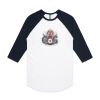 AS Colour - 3/4 Raglan Baseball Sleeve Tee Thumbnail